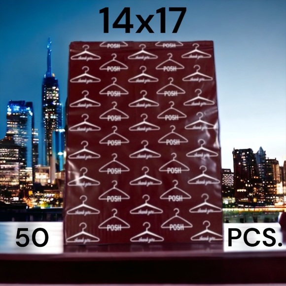 50 14X17 Poly Mailers Posh Hanger Shipping Envelopes PRICE IS FIRM - Picture 2 of 6